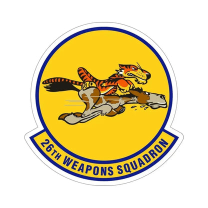 26th Weapons Squadron (U.S. Air Force) STICKER Vinyl Die-Cut Decal 5 Inch - The Sticker Space