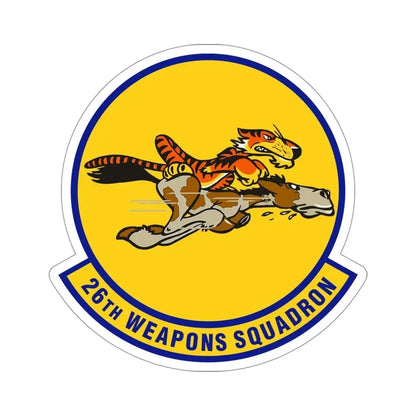 26th Weapons Squadron (U.S. Air Force) STICKER Vinyl Die-Cut Decal - The Sticker Space
