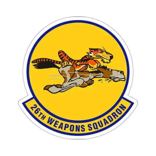 26th Weapons Squadron (U.S. Air Force) STICKER Vinyl Kiss-Cut Decal 2 Inch White - The Sticker Space