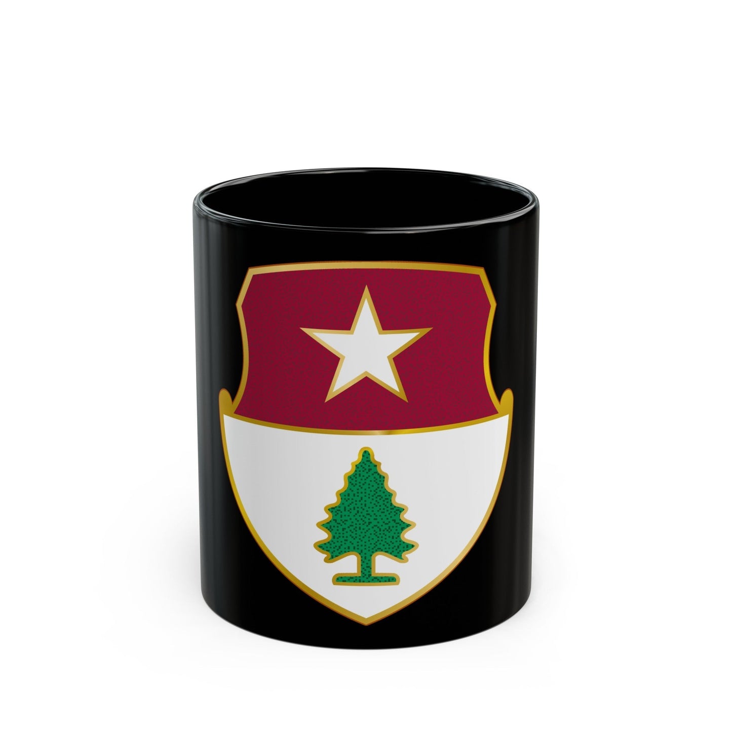 27 Antiaircraft Artillery Automatic Weapons Battalion (U.S. Army) Black Coffee Mug-11oz-The Sticker Space