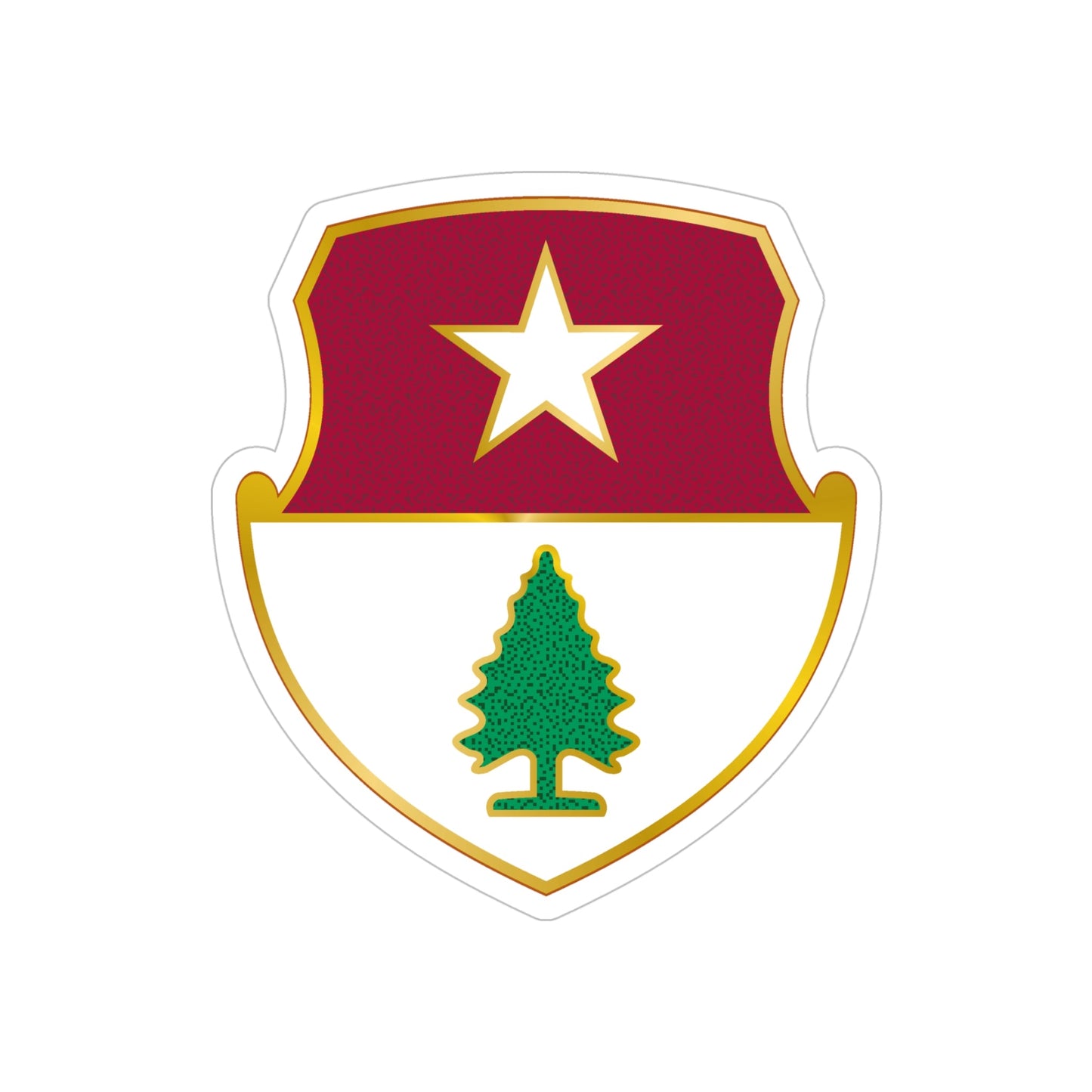 27 Antiaircraft Artillery Automatic Weapons Battalion (U.S. Army) REVERSE PRINT Transparent STICKER-5" × 5"-The Sticker Space