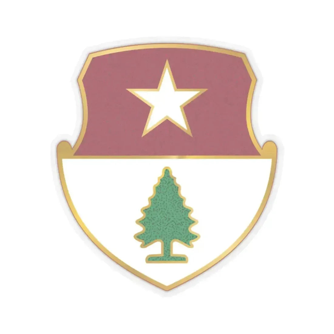 27 Antiaircraft Artillery Automatic Weapons Battalion (U.S. Army) STICKER Vinyl Kiss-Cut Decal 2 Inch Transparent - The Sticker Space