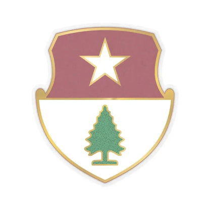 27 Antiaircraft Artillery Automatic Weapons Battalion (U.S. Army) STICKER Vinyl Kiss-Cut Decal 2 Inch Transparent - The Sticker Space