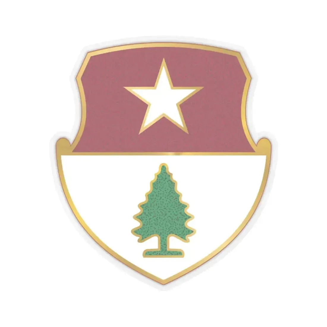 27 Antiaircraft Artillery Automatic Weapons Battalion (U.S. Army) STICKER Vinyl Kiss-Cut Decal 3 Inch Transparent - The Sticker Space