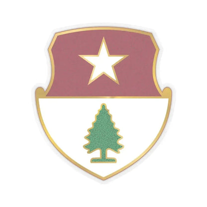 27 Antiaircraft Artillery Automatic Weapons Battalion (U.S. Army) STICKER Vinyl Kiss-Cut Decal 3 Inch Transparent - The Sticker Space