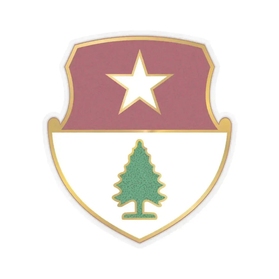 27 Antiaircraft Artillery Automatic Weapons Battalion (U.S. Army) STICKER Vinyl Kiss-Cut Decal 4 Inch Transparent - The Sticker Space