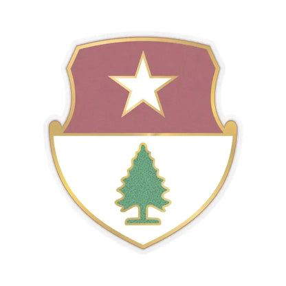 27 Antiaircraft Artillery Automatic Weapons Battalion (U.S. Army) STICKER Vinyl Kiss-Cut Decal 4 Inch Transparent - The Sticker Space