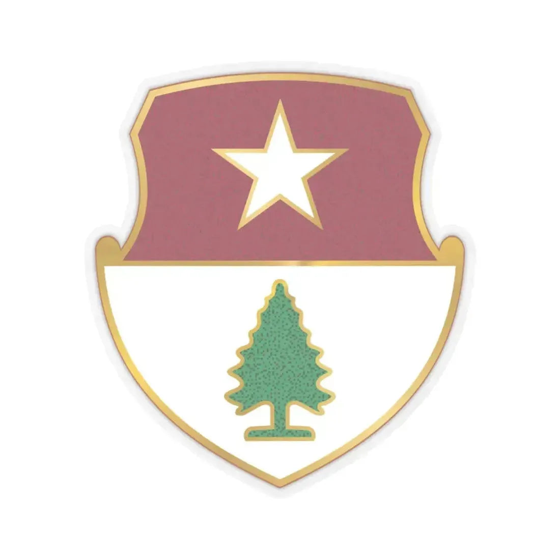 27 Antiaircraft Artillery Automatic Weapons Battalion (U.S. Army) STICKER Vinyl Kiss-Cut Decal 6 Inch Transparent - The Sticker Space