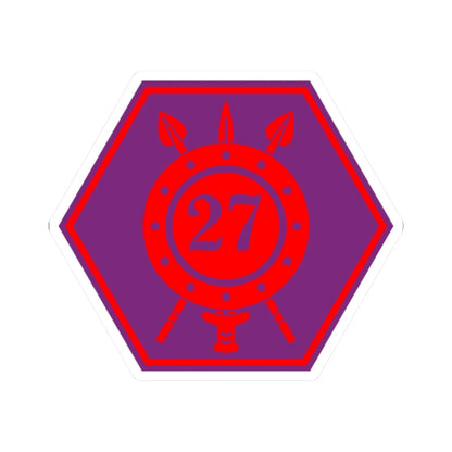 27 Infantry Battalion (Ireland) (Coat of Arms) STICKER Vinyl Kiss-Cut Decal 2 Inch White - The Sticker Space