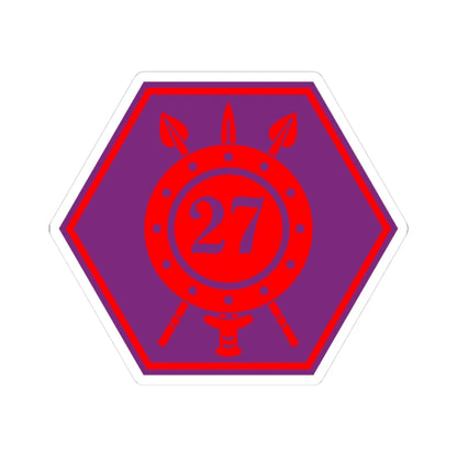 27 Infantry Battalion (Ireland) (Coat of Arms) STICKER Vinyl Kiss-Cut Decal 3 Inch White - The Sticker Space