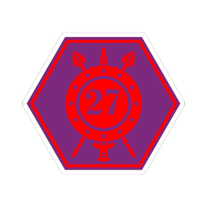 27 Infantry Battalion (Ireland) (Coat of Arms) STICKER Vinyl Kiss-Cut Decal 4 Inch White - The Sticker Space