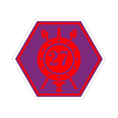 27 Infantry Battalion (Ireland) (Coat of Arms) STICKER Vinyl Kiss-Cut Decal 6 Inch White - The Sticker Space