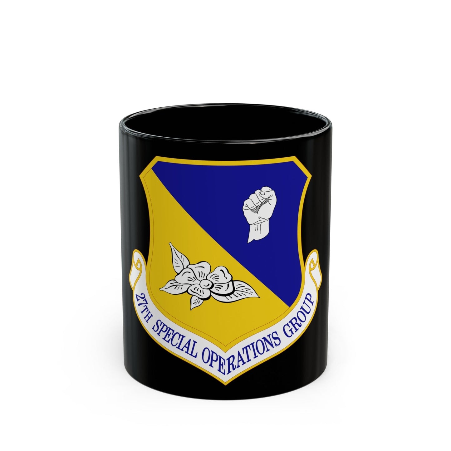 27 Special Operations Group AFSOC (U.S. Air Force) Black Coffee Mug-11oz-The Sticker Space