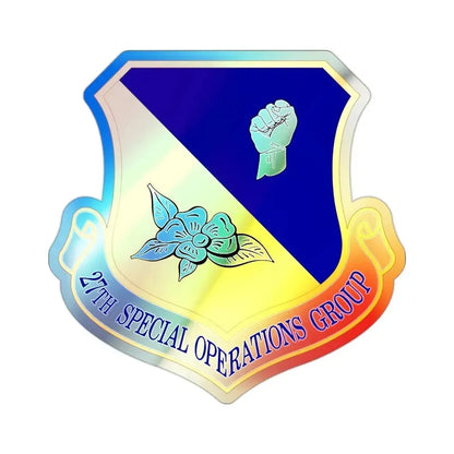27 Special Operations Group AFSOC (U.S. Air Force) Holographic STICKER Die-Cut Vinyl Decal 2 Inch Holographic - The Sticker Space