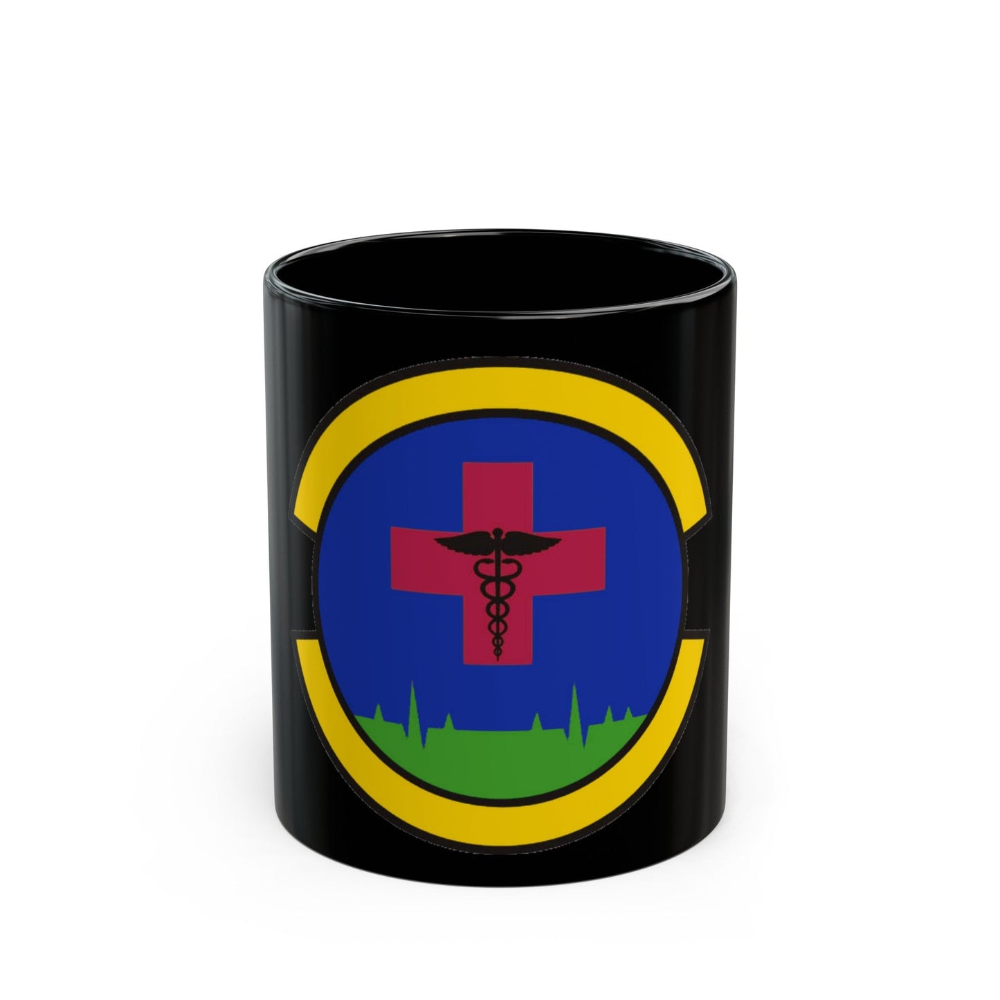 27 Special Operations Healthcare Operations Squadron AFSOC (U.S. Air Force) Black Coffee Mug-11oz-The Sticker Space