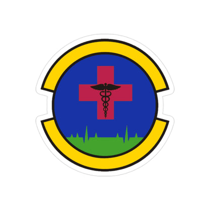 27 Special Operations Healthcare Operations Squadron AFSOC (U.S. Air Force) REVERSE PRINT Transparent STICKER-2" × 2"-The Sticker Space