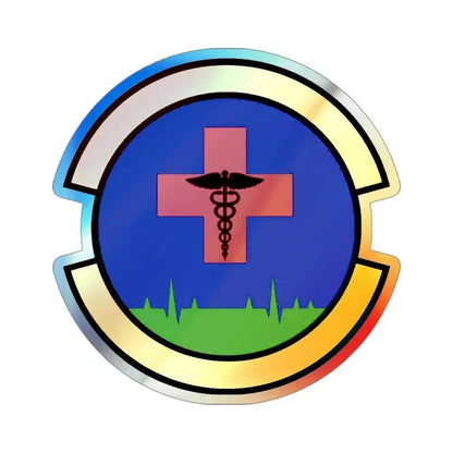 27 Special Operations Healthcare Operations Squadron AFSOC (U.S. Air Force) Holographic STICKER Die-Cut Vinyl Decal 3 Inch Holographic - The Sticker Space