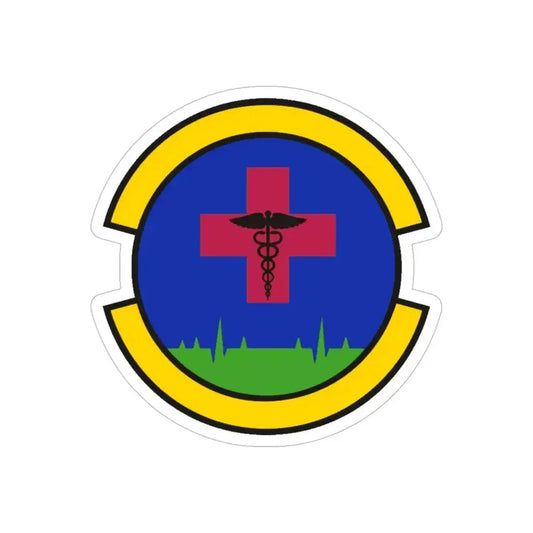27 Special Operations Healthcare Operations Squadron AFSOC (U.S. Air Force) REVERSE PRINT Transparent Die-Cut STICKER 6 Inch Die-Cut Transparent - The Sticker Space