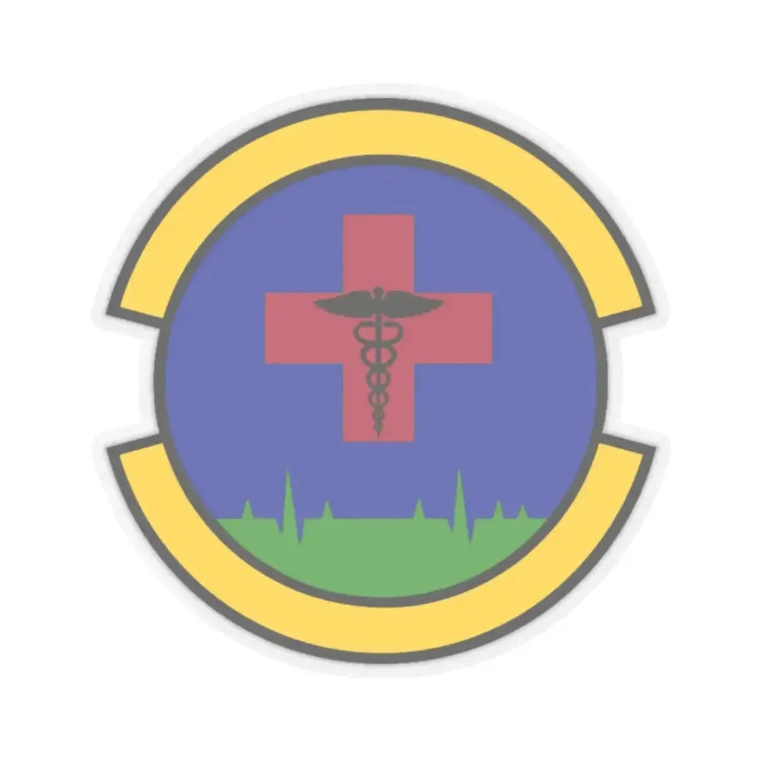 27 Special Operations Healthcare Operations Squadron AFSOC (U.S. Air Force) STICKER Vinyl Kiss-Cut Decal 3 Inch Transparent - The Sticker Space