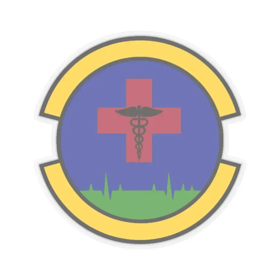 27 Special Operations Healthcare Operations Squadron AFSOC (U.S. Air Force) STICKER Vinyl Kiss-Cut Decal 4 Inch Transparent - The Sticker Space