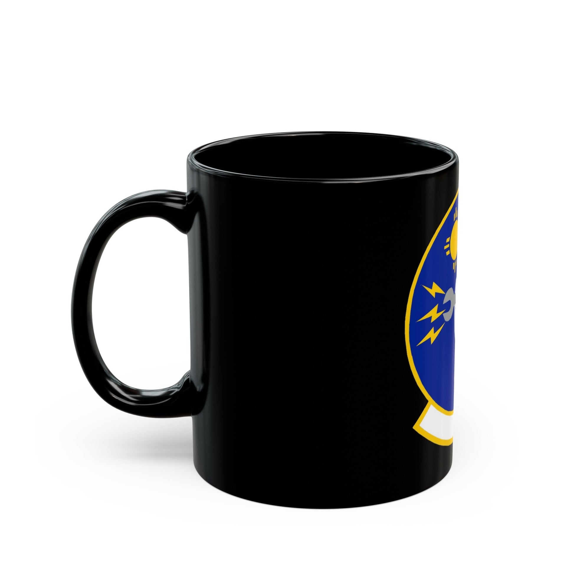 27 Special Operations Maintenance Squadron AFSOC (U.S. Air Force) Black Coffee Mug-The Sticker Space