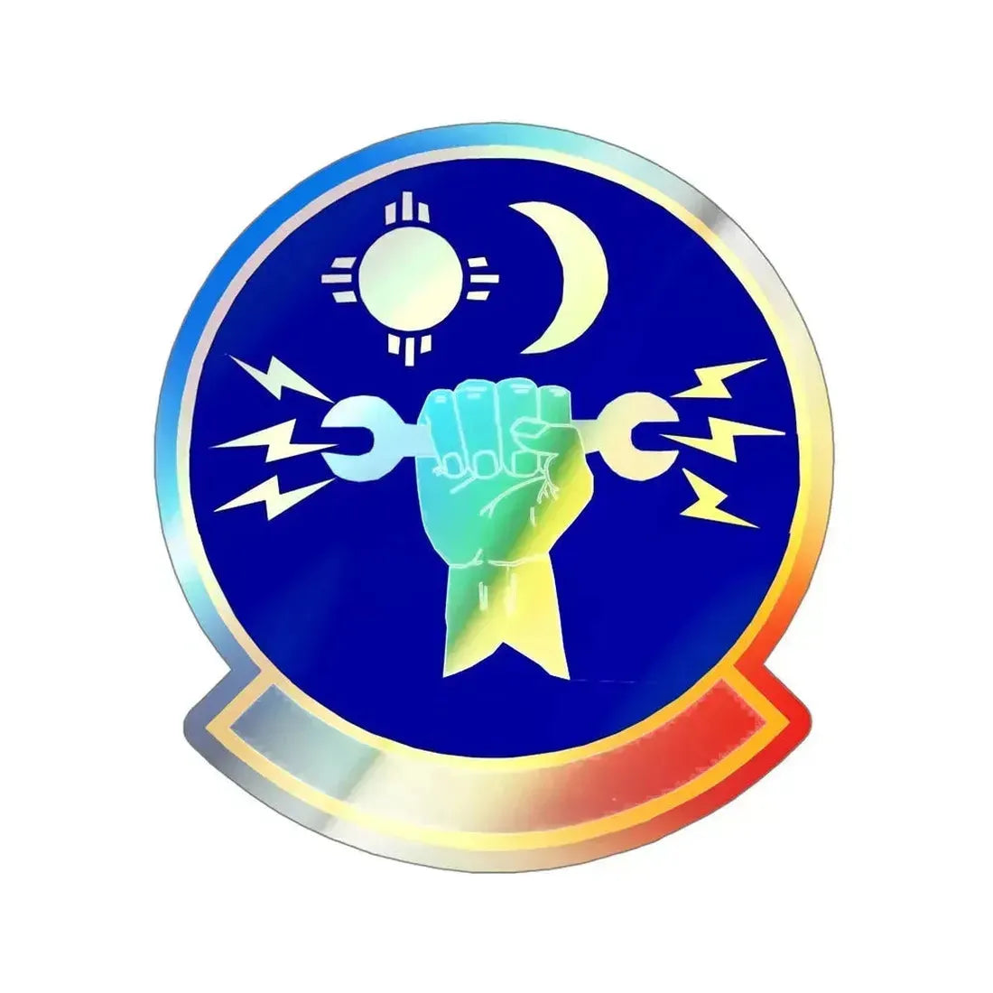 27 Special Operations Maintenance Squadron AFSOC (U.S. Air Force) Holographic STICKER Die-Cut Vinyl Decal 5 Inch - The Sticker Space