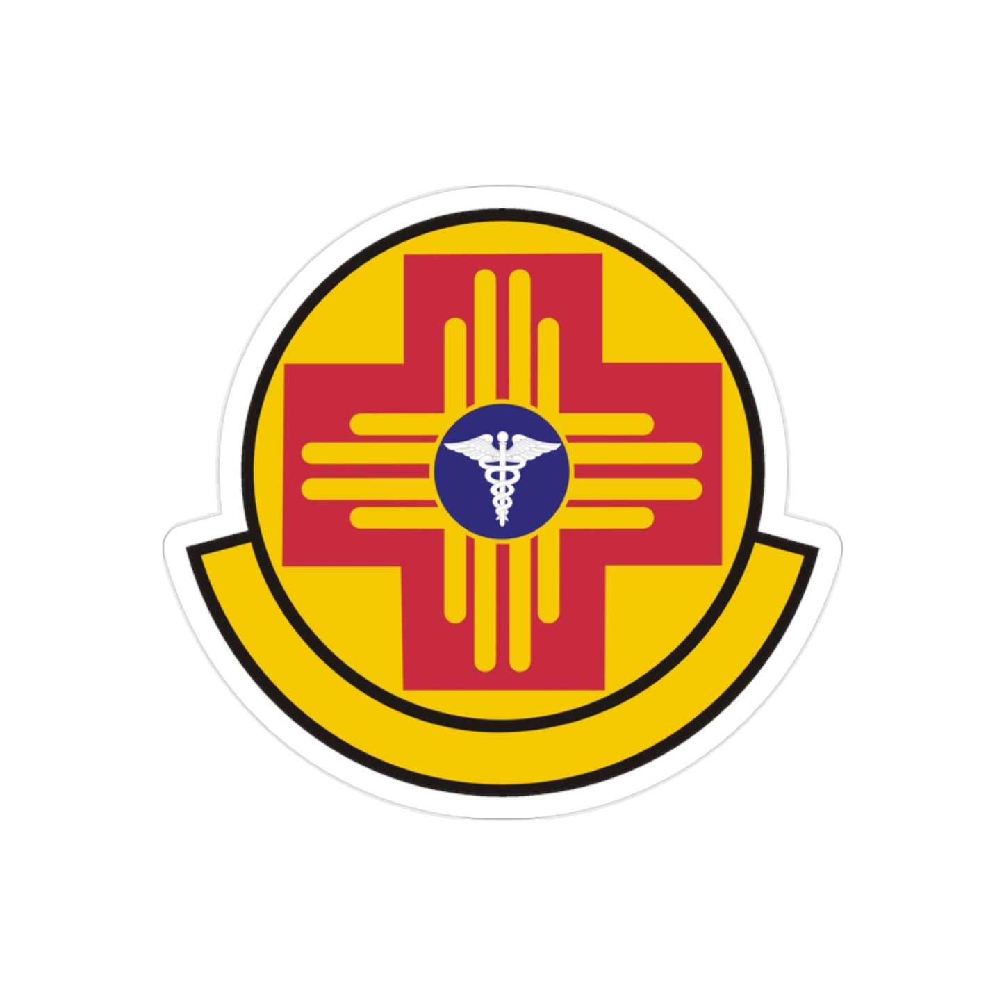 27 Special Operations Medical Readiness Squadron AFSOC (U.S. Air Force) REVERSE PRINT Transparent STICKER-2" × 2"-The Sticker Space