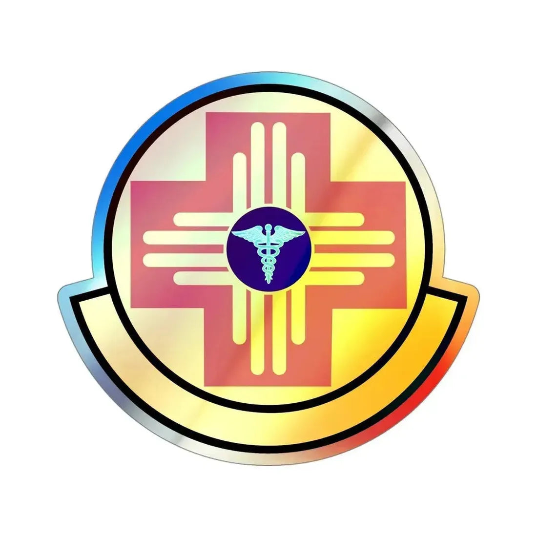 27 Special Operations Medical Readiness Squadron AFSOC (U.S. Air Force) Holographic STICKER Die-Cut Vinyl Decal 4 Inch Holographic - The Sticker Space