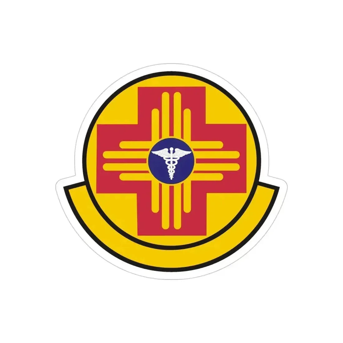 27 Special Operations Medical Readiness Squadron AFSOC (U.S. Air Force) REVERSE PRINT Transparent Die-Cut STICKER 4 Inch Die-Cut Transparent - The Sticker Space