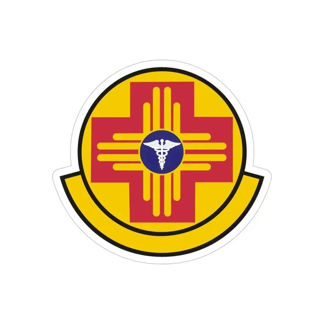 27 Special Operations Medical Readiness Squadron AFSOC (U.S. Air Force) REVERSE PRINT Transparent Die-Cut STICKER 5 Inch Die-Cut Transparent - The Sticker Space
