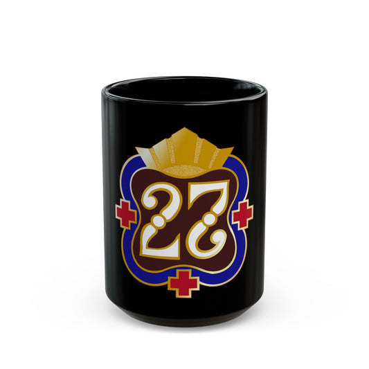 27 Surgical Hospital (U.S. Army) Black Coffee Mug-15oz-The Sticker Space