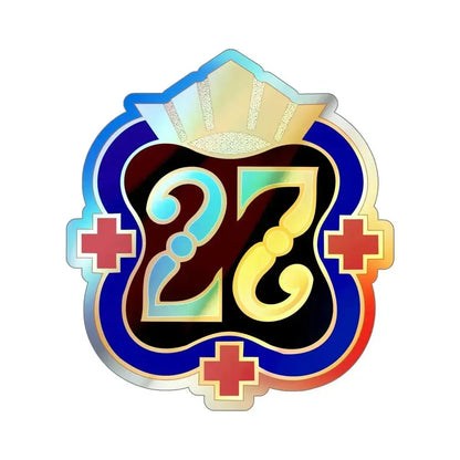 27 Surgical Hospital (U.S. Army) Holographic STICKER Die-Cut Vinyl Decal - The Sticker Space