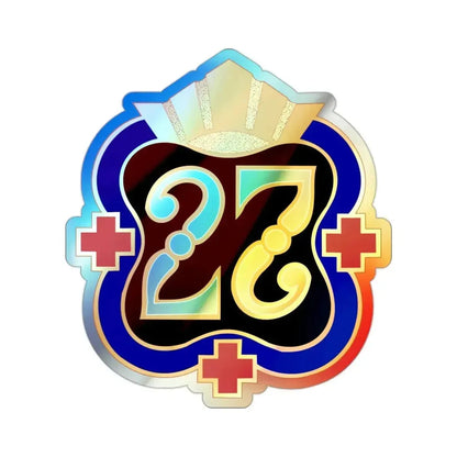 27 Surgical Hospital (U.S. Army) Holographic STICKER Die-Cut Vinyl Decal - The Sticker Space