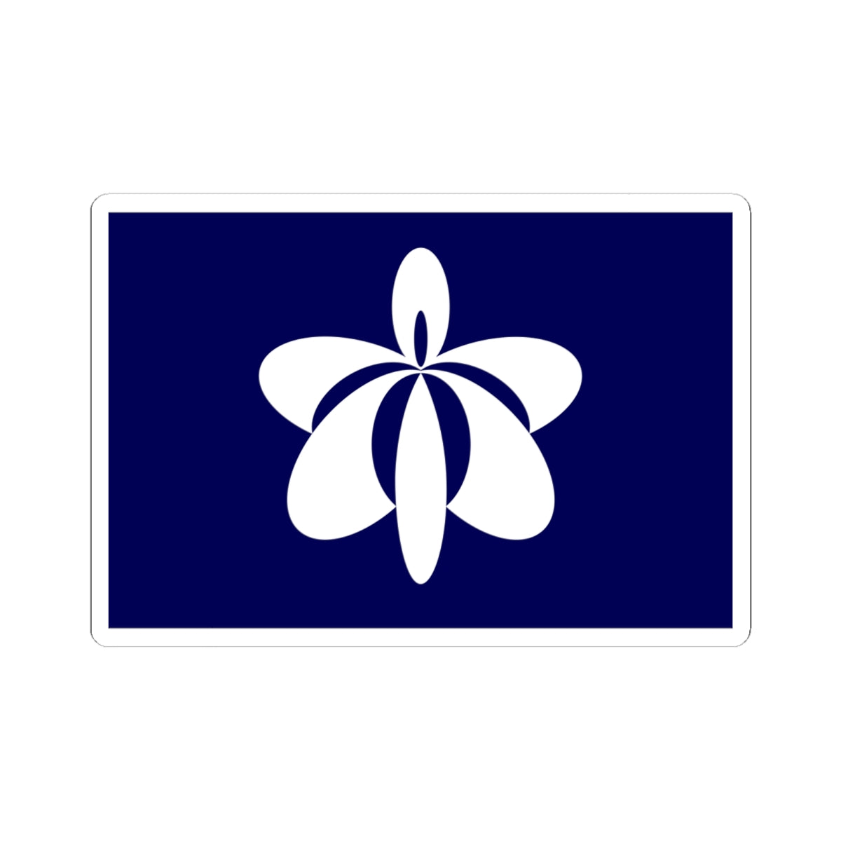 Flag of Yurihonjo Akita (Japan) STICKER Vinyl Kiss-Cut Decal