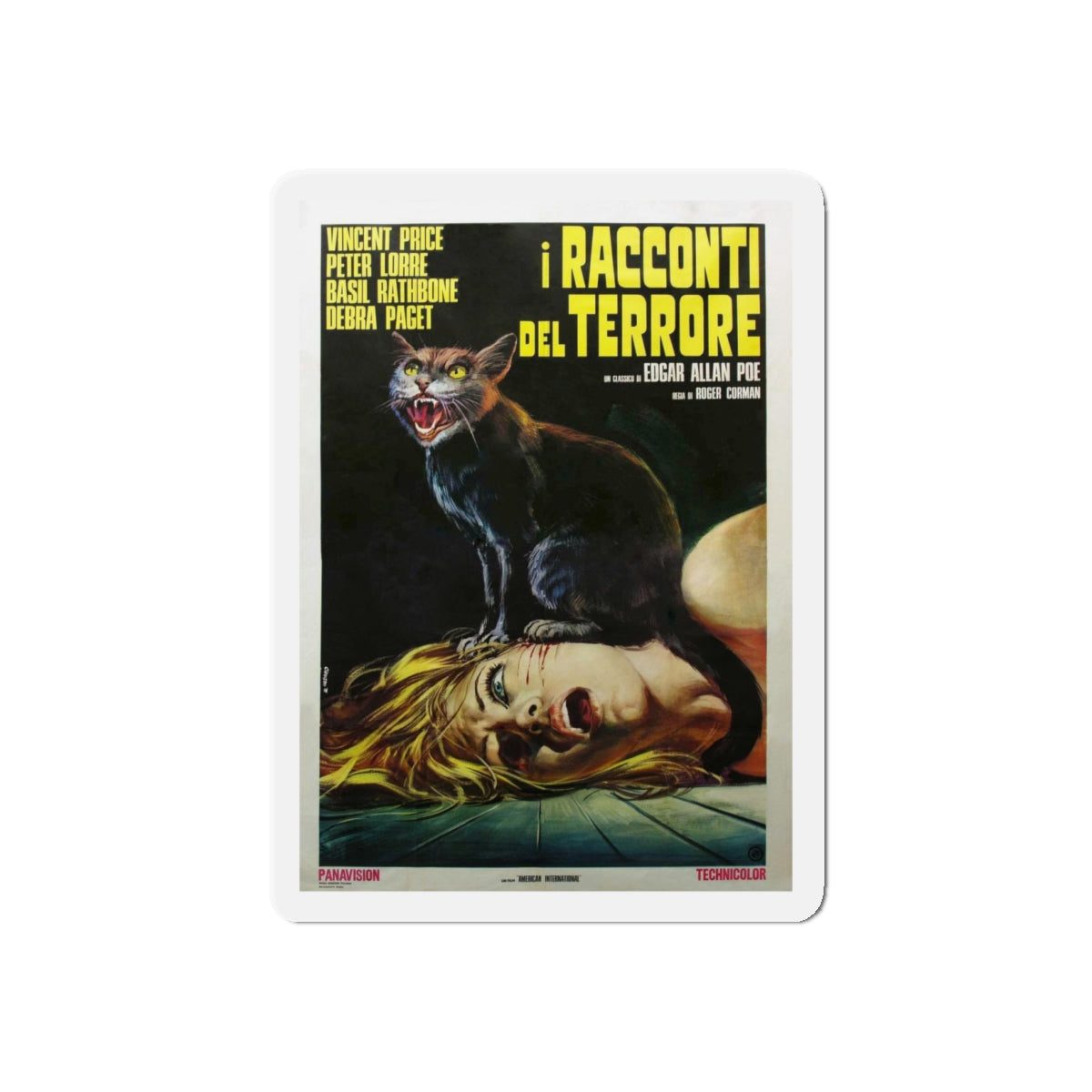 TALES OF TERROR (2) 1962 Movie Poster - Refrigerator Magnet-4" x 4"-The Sticker Space