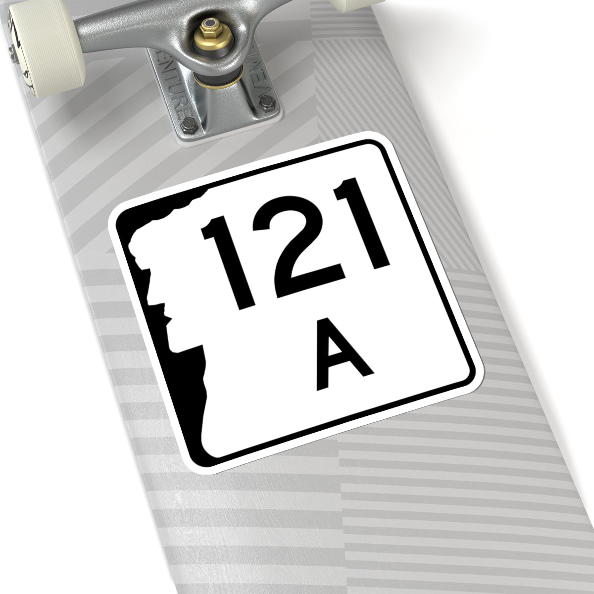 NH Route 121A (New Hampshire) (Road Sign) STICKER Vinyl Kiss-Cut Decal