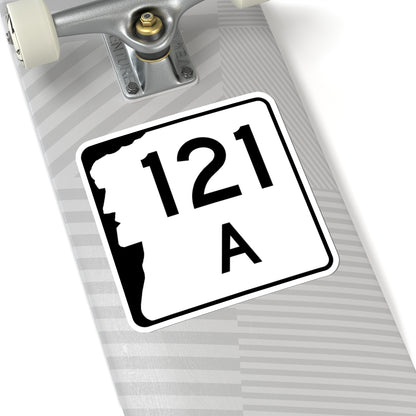 NH Route 121A (New Hampshire) (Road Sign) STICKER Vinyl Kiss-Cut Decal