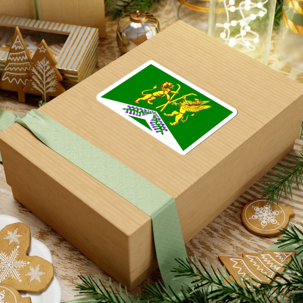 Flag Jukki Leningrad oblast (Russia) STICKER Vinyl Kiss-Cut Decal