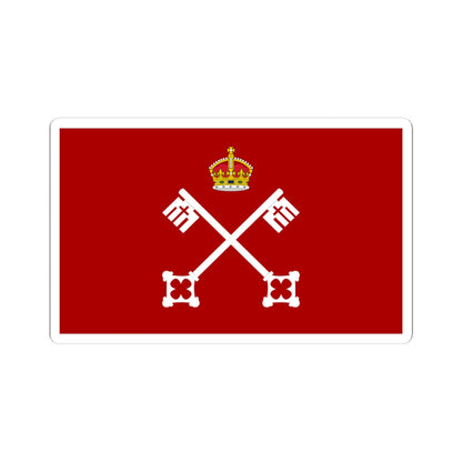 Flag of the Diocese of York (England) STICKER Vinyl Kiss-Cut Decal