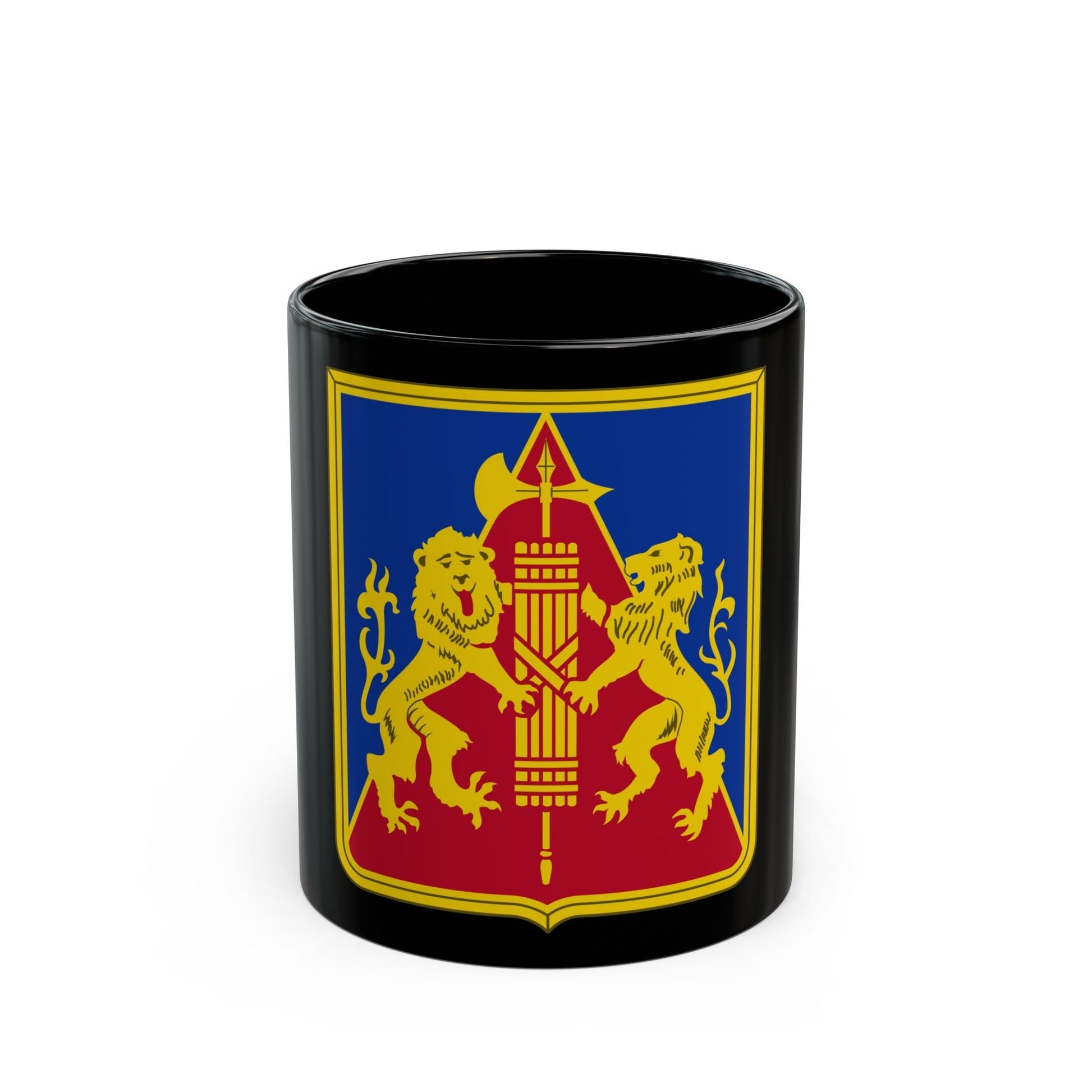 270th Artillery Regiment (U.S. Army) Black Coffee Mug-11oz-The Sticker Space