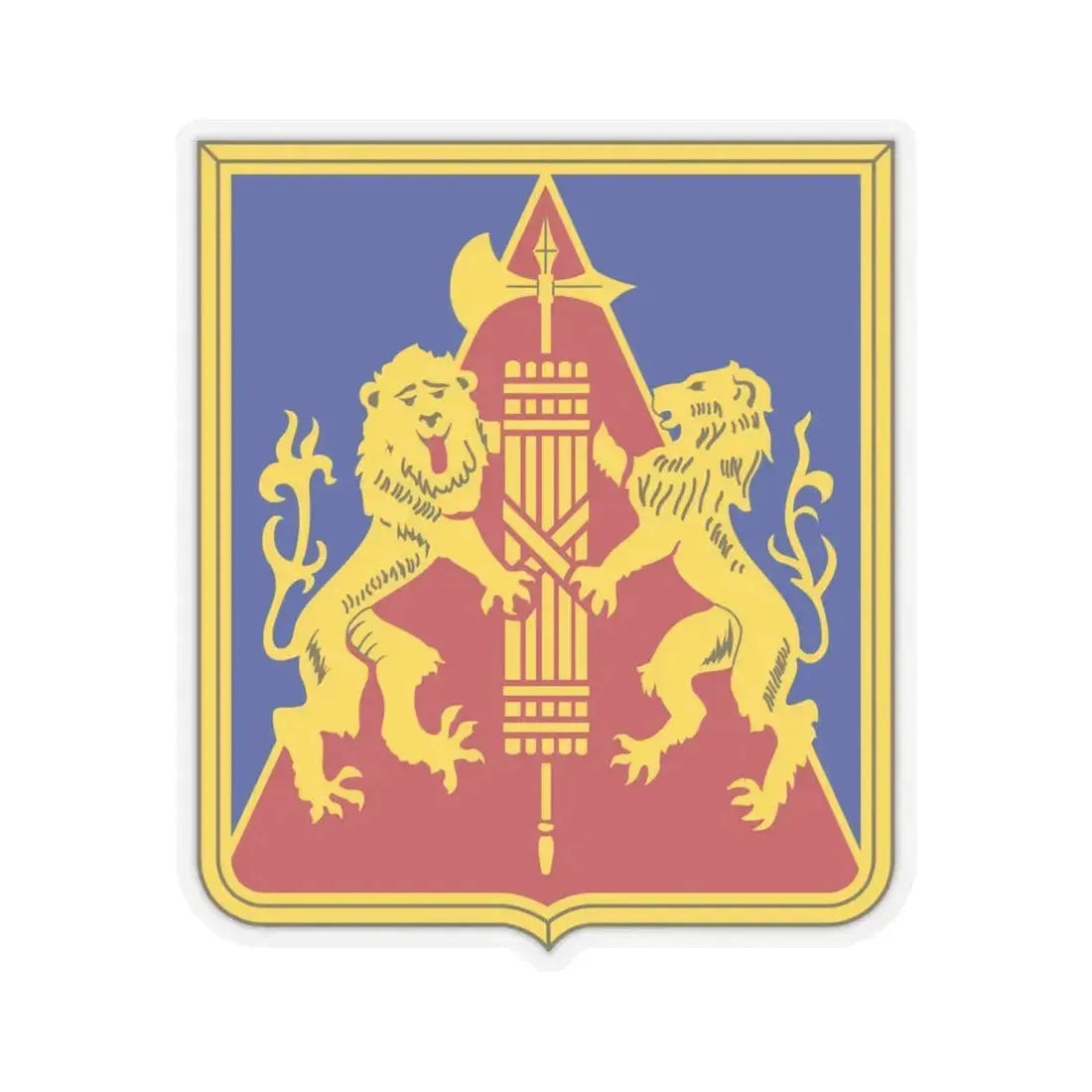 270th Artillery Regiment (U.S. Army) STICKER Vinyl Kiss-Cut Decal 4 Inch Transparent - The Sticker Space