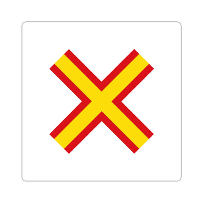 Flag of SEV (Spain) STICKER Vinyl Kiss-Cut Decal