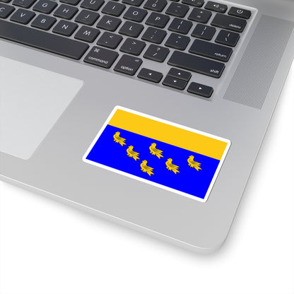 Flag of West Sussex (England) STICKER Vinyl Kiss-Cut Decal