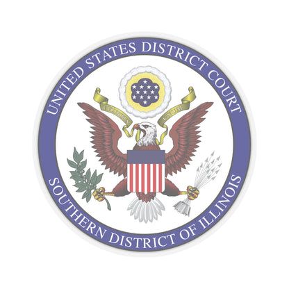 Seal of the United States District Court for the Southern District of Illinois - STICKER Vinyl Kiss-Cut Decal