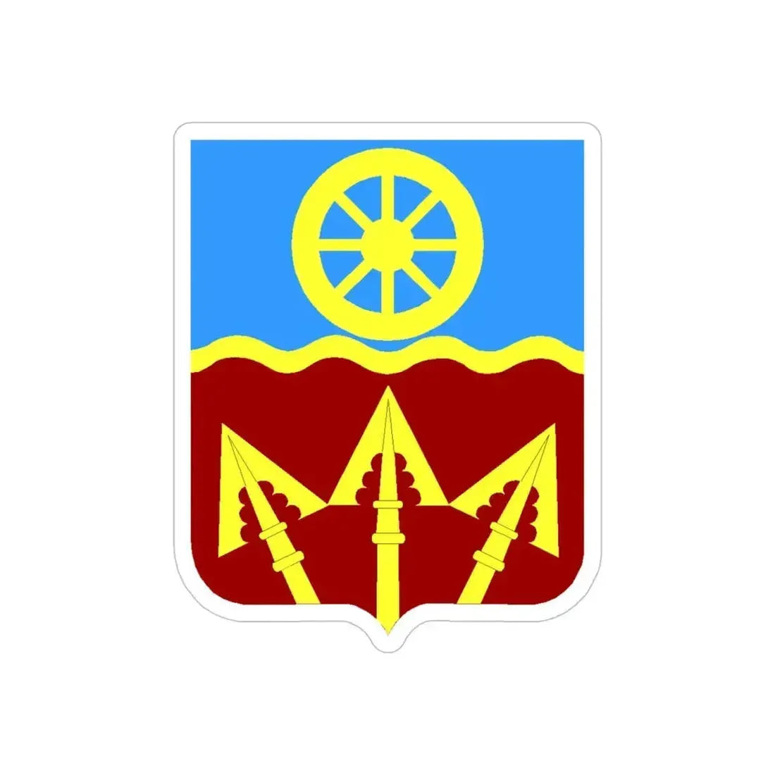 272 Transportation Battalion 2 (U.S. Army) REVERSE PRINT Transparent Die-Cut STICKER 5 Inch Die-Cut Transparent - The Sticker Space