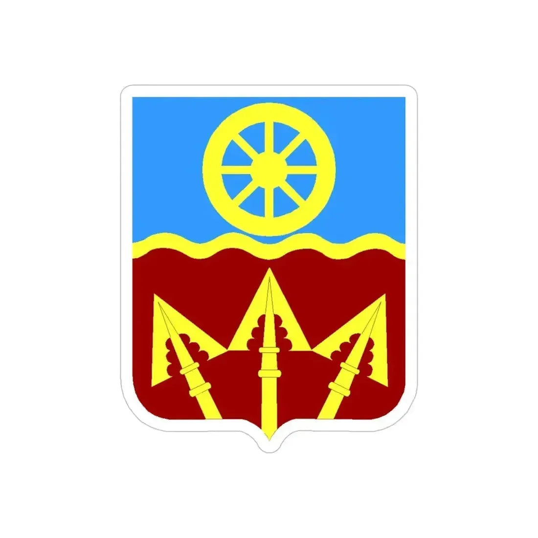 272 Transportation Battalion 2 (U.S. Army) REVERSE PRINT Transparent Die-Cut STICKER 6 Inch Die-Cut Transparent - The Sticker Space