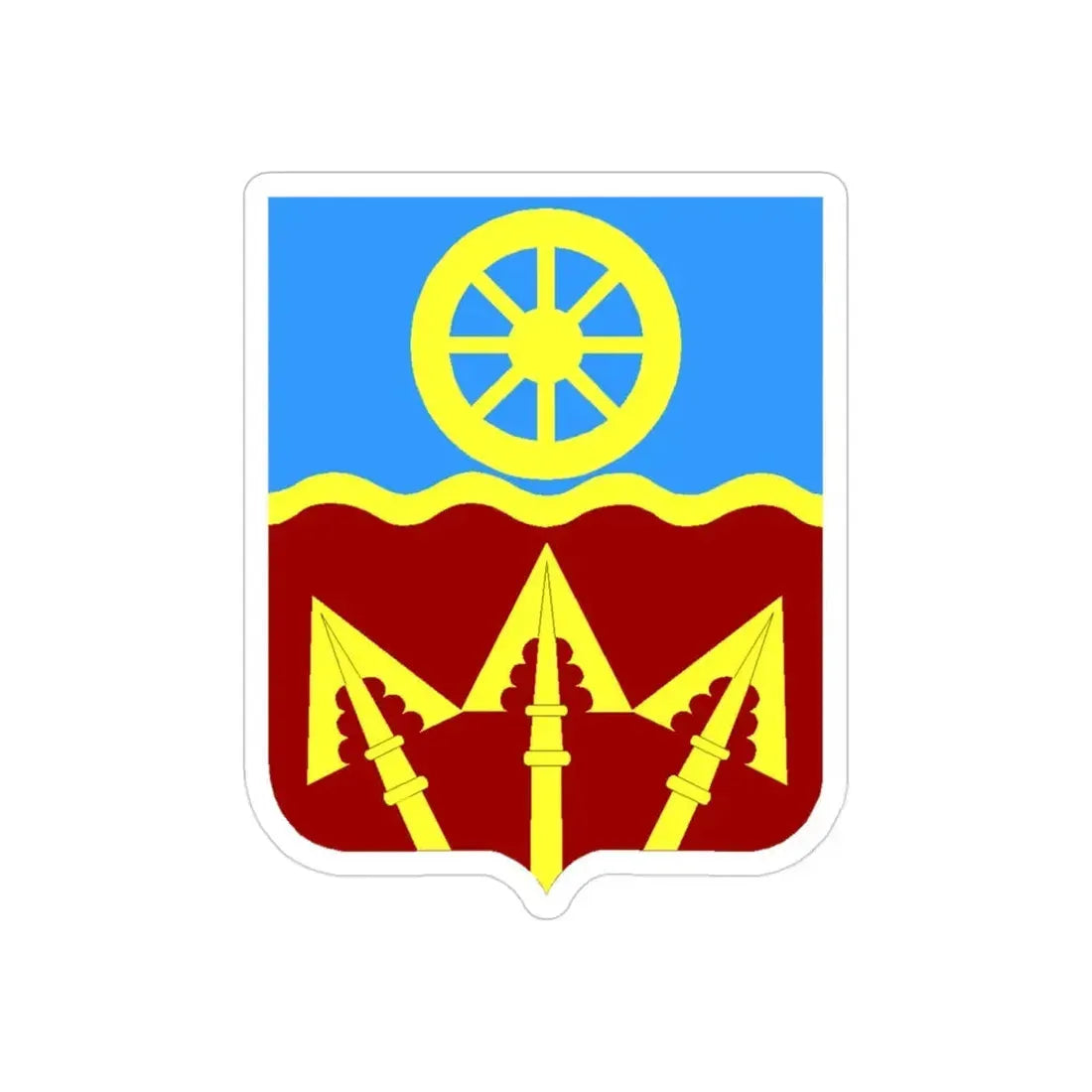 272 Transportation Battalion 2 (U.S. Army) REVERSE PRINT Transparent Die-Cut STICKER - The Sticker Space