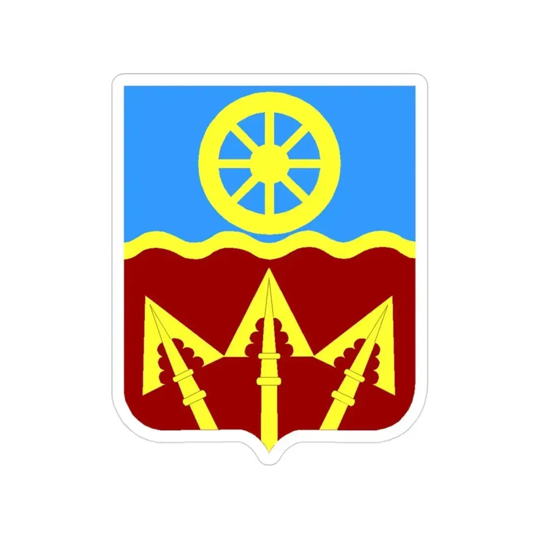 272 Transportation Battalion 2 (U.S. Army) Transparent STICKER Die-Cut Vinyl Decal 3 Inch - The Sticker Space