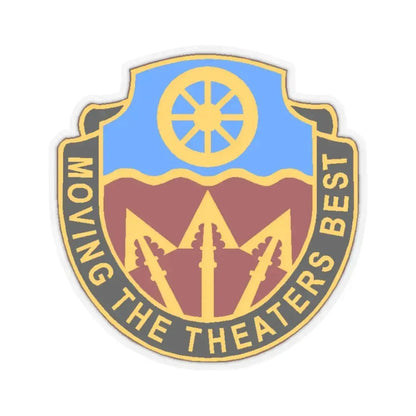 272 Transportation Battalion (U.S. Army) STICKER Vinyl Kiss-Cut Decal 3 Inch Transparent - The Sticker Space