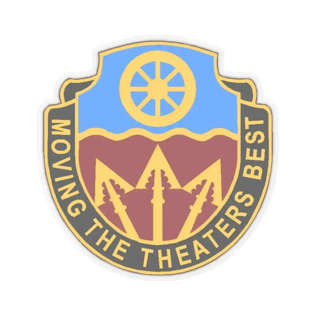 272 Transportation Battalion (U.S. Army) STICKER Vinyl Kiss-Cut Decal 4 Inch Transparent - The Sticker Space